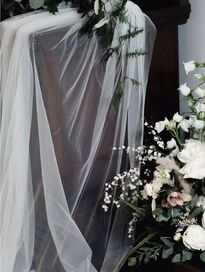 Plain Soft Tulle Bridal Veil