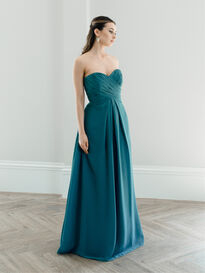 Strapless Bridesmaid Dress with Sweetheart Neckline