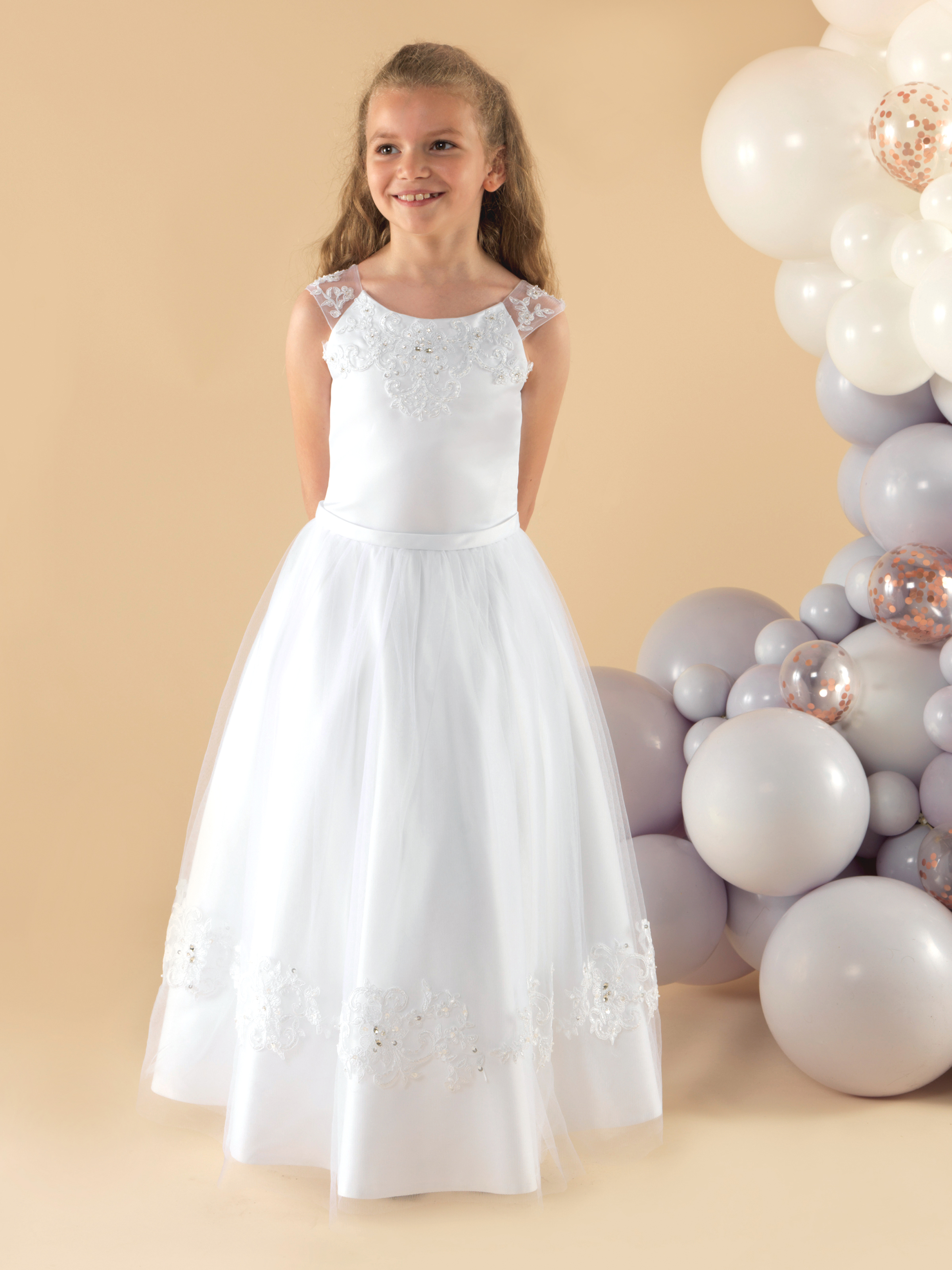 light white dress