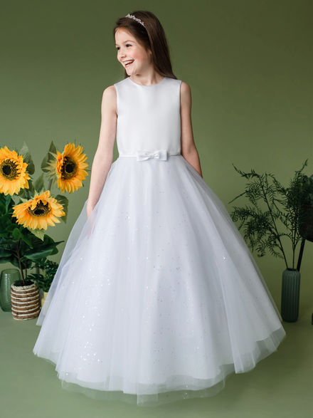 Sparkle Skirt Communion Dress